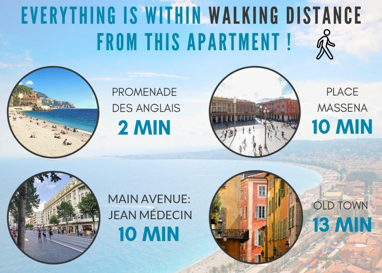 Nestor&Jeeves - Provence Terrasse - Central - By Sea - South Terrace Ница Екстериор снимка